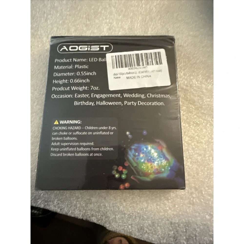 Aogist 100pcs 10 Colors Balloon Lights, LED Assorted Colors Flash Lights, Mini